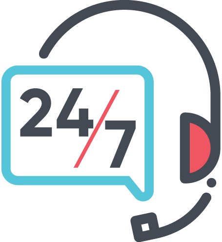 24-hour support 7/24